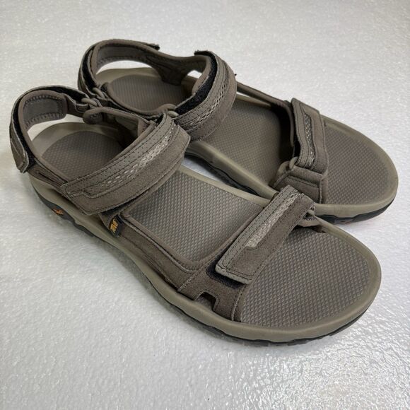 TEVA MEN HUDSON BUNGEE CORD SPORTS STAPPY LEATHER SANDALS US 13 / EU 47 / UK 12 - Picture 4 of 6